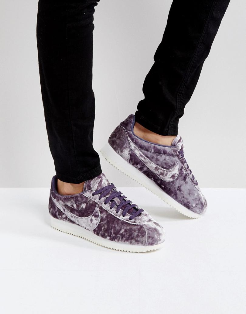 nike cortez violet
